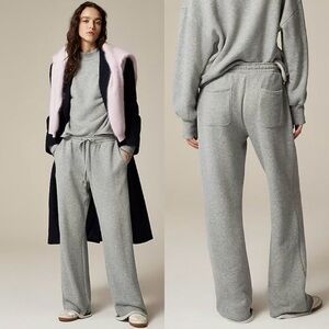 J Crew Heritage Terry Sweat Set medium top large bottom